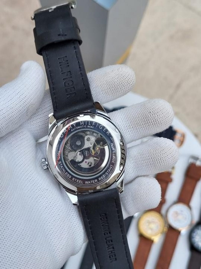Tommy_Hilfiger Automatic Leather Belt