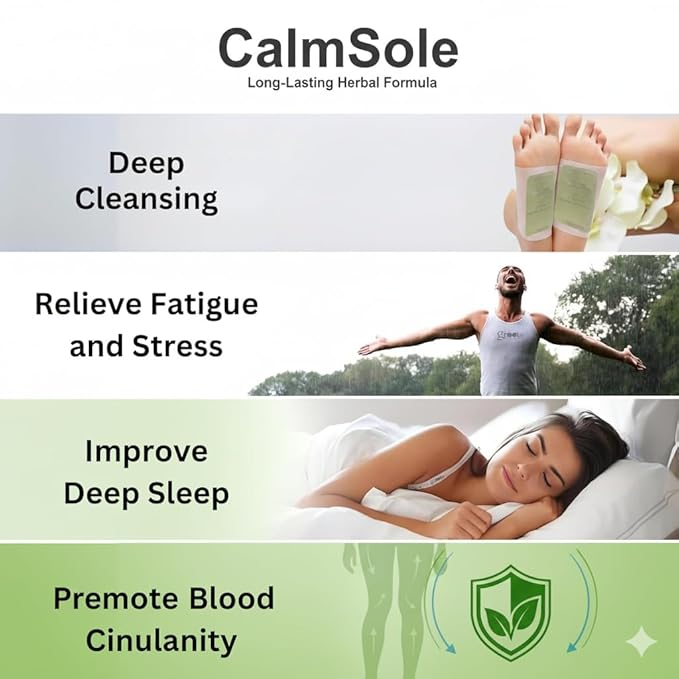 Deep Cleansing Natural Herbs Patches for Internal Toxin Removal for Men & Women (Buy 1 Get 1 Free) 2x5 packs