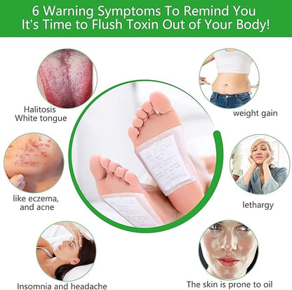 Deep Cleansing Natural Herbs Patches for Internal Toxin Removal for Men & Women (Buy 1 Get 1 Free) 2x5 packs