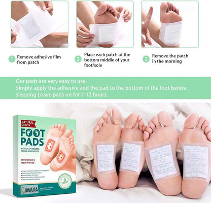 Fitpiick Premium Natural Detox Foot Patches  (2x10 packs) BUY 1 GET 1 FREE