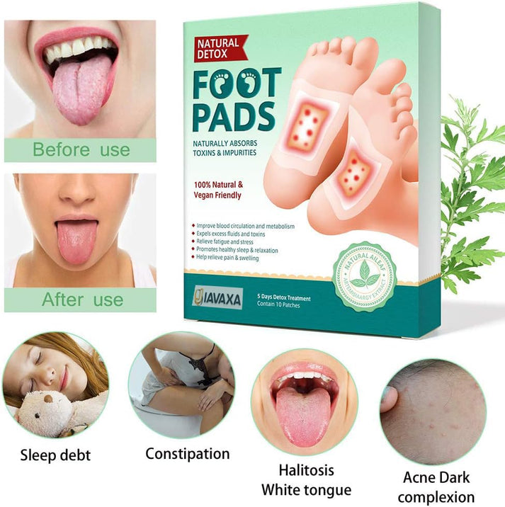 Fitpiick Premium Natural Detox Foot Patches  (2x5 packs) BUY 1 GET 1 FREE