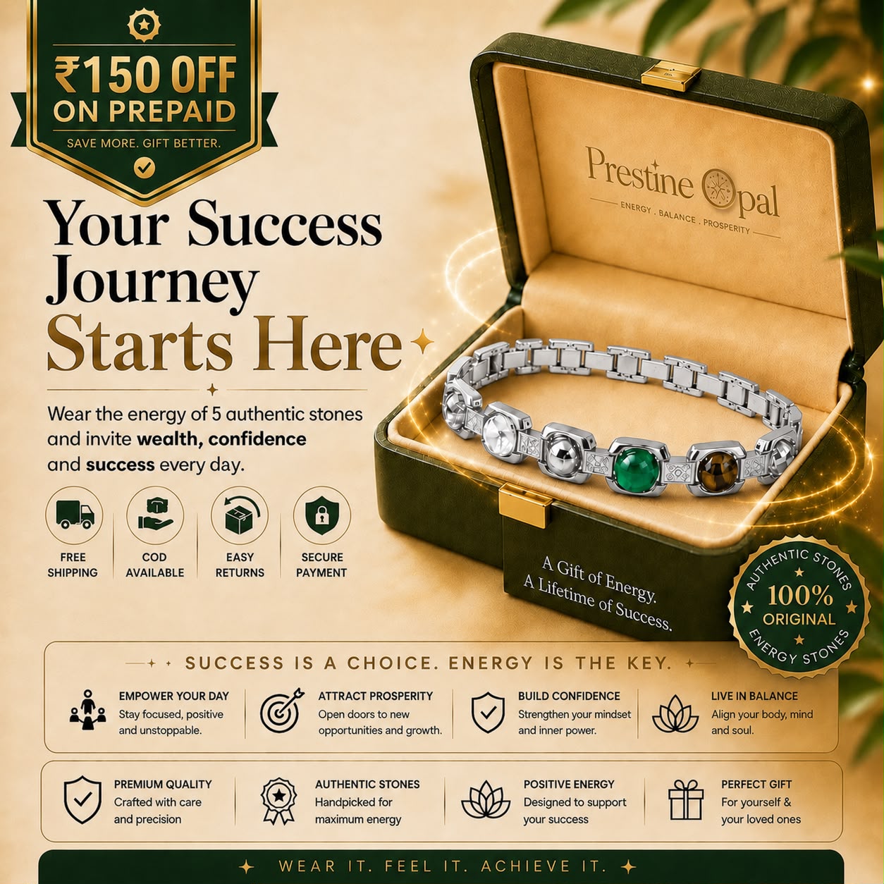 Rinmukteshwar Siddh Metal Dhan Yog™ Bracelet (Silver Plated): Lab Certified, Customised & Energized Bracelet for Men & Women