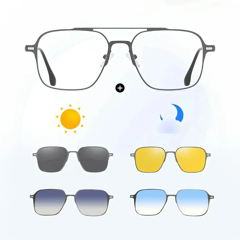 Hawkeyes 5-in-1 Magnetic Polerized Sunglasses
