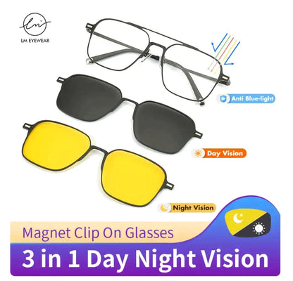 Hawkeyes 5-in-1 Magnetic Polerized Sunglasses