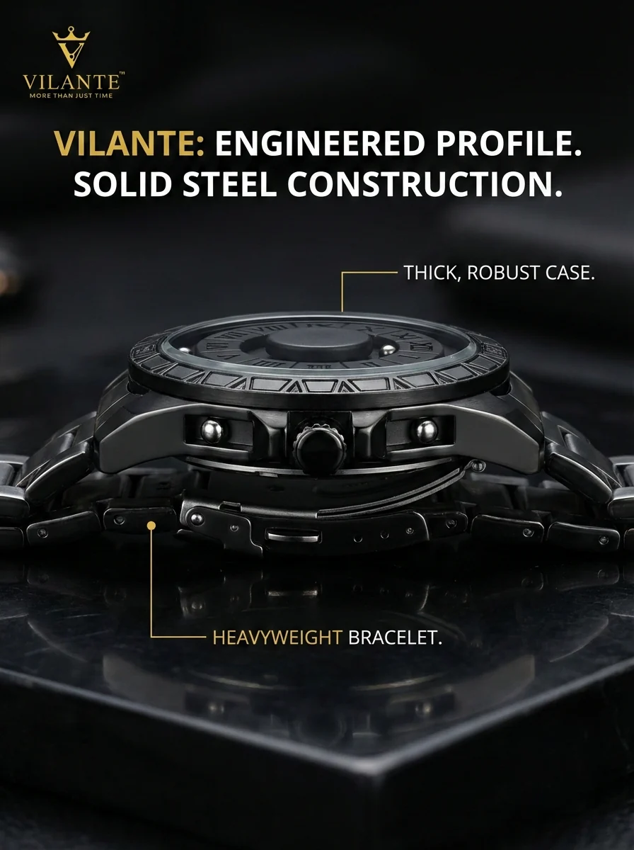 VILANTE Orbis Collection – Magnetic Ball Edition (Roman Dial)