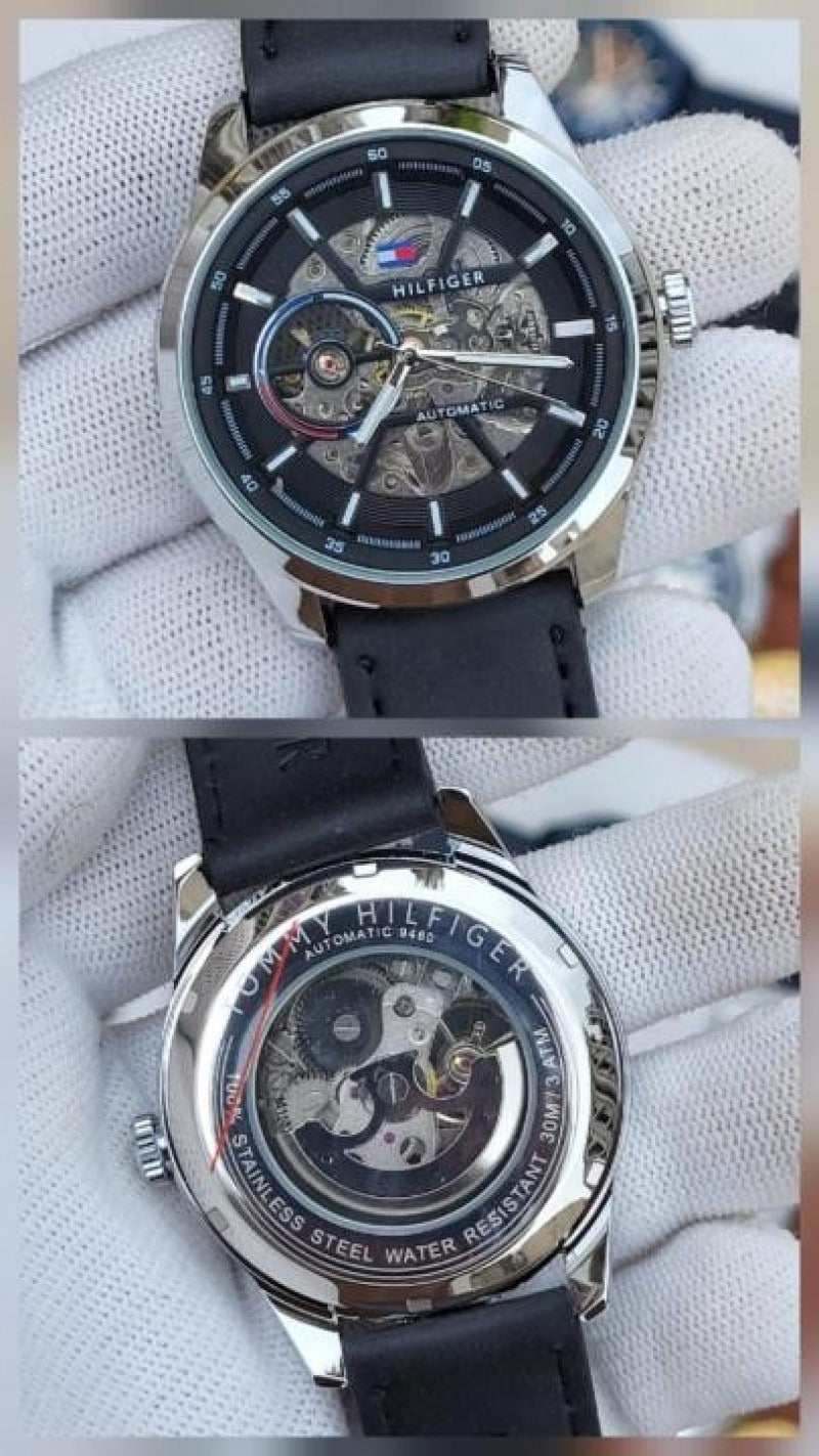 Tommy_Hilfiger Automatic Leather Belt