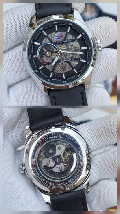Tommy_Hilfiger Automatic Leather Belt